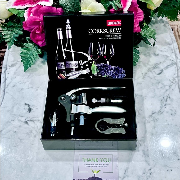 Wine Bottle Opener Corkscrew Set Demenades Wine Opener Kit. - Picture 5 of 8